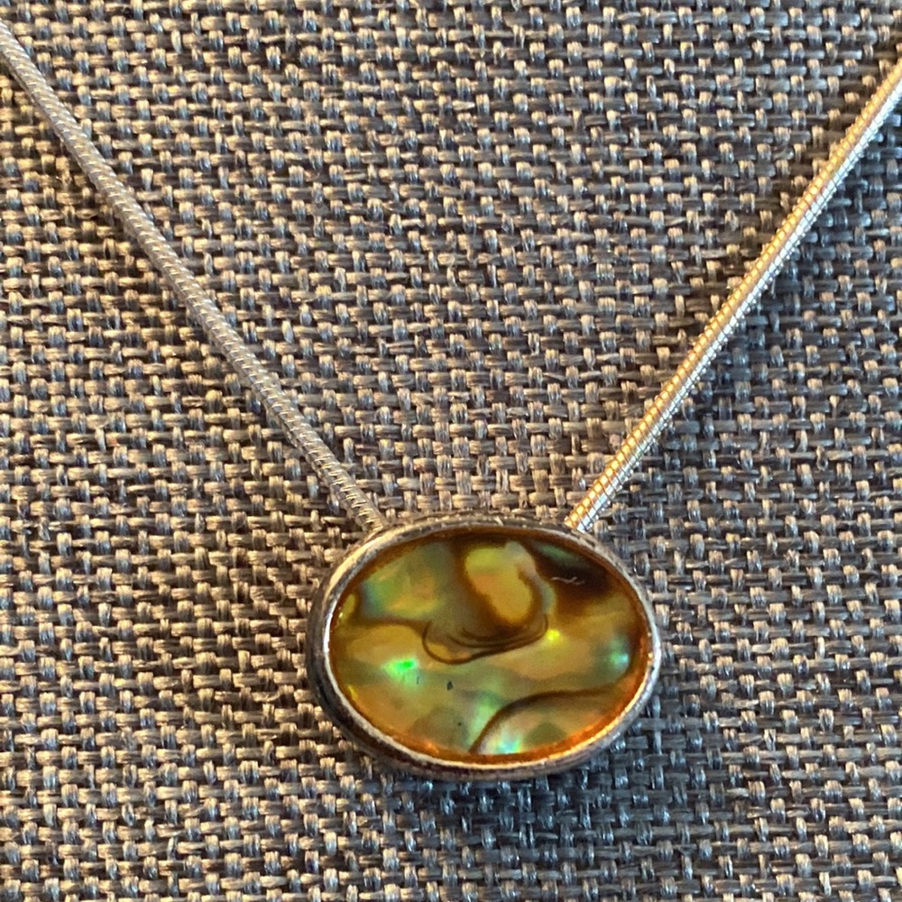 VTG Abalone/Mother of Pearl Necklace